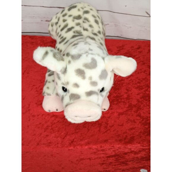 Miyoni By Aurora 17" Spotted Pig Plush Stuffed Animal Toy - Picture 3 of 6